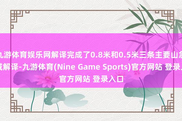 九游体育娱乐网解译完成了0.8米和0.5米三条主要山急流域解译-九游体育(Nine Game Sports)官方网站 登录入口