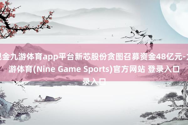 现金九游体育app平台新芯股份贪图召募资金48亿元-九游体育(Nine Game Sports)官方网站 登录入口