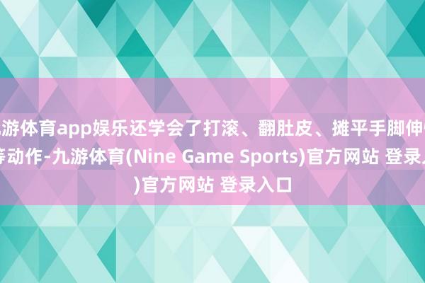九游体育app娱乐还学会了打滚、翻肚皮、摊平手脚伸懒腰等动作-九游体育(Nine Game Sports)官方网站 登录入口