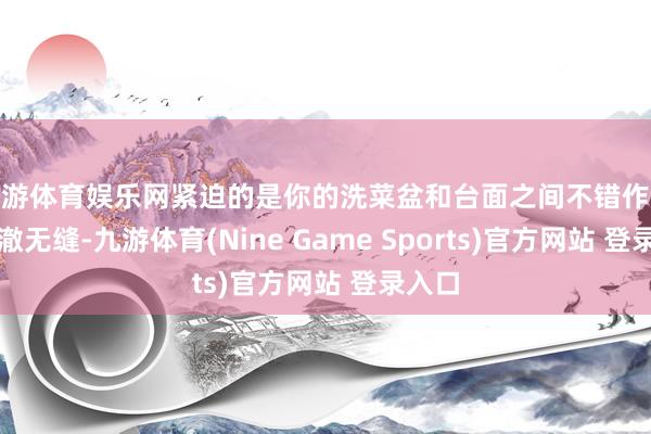 九游体育娱乐网紧迫的是你的洗菜盆和台面之间不错作念到透澈无缝-九游体育(Nine Game Sports)官方网站 登录入口