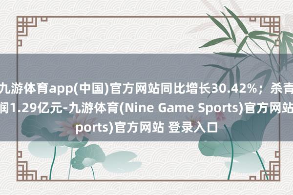 九游体育app(中国)官方网站同比增长30.42%；杀青归母净利润1.29亿元-九游体育(Nine Game Sports)官方网站 登录入口